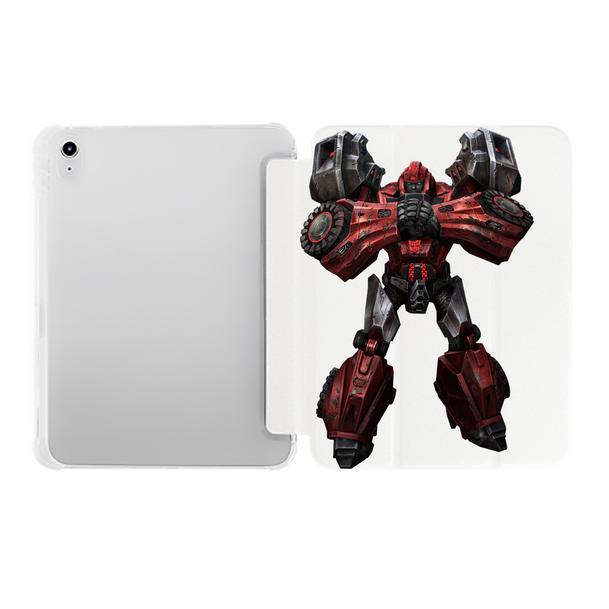 （画像用）  IPad ケース ペン収納付き 三つ折りスタンド PUレザー×シリコン 対応機種9.5/10.5/10.9インチ